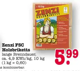 E-Center Zenzi fsc holzbriketts Angebot