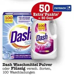 E-Center Dash waschmittel pulver oder flüssig Angebot