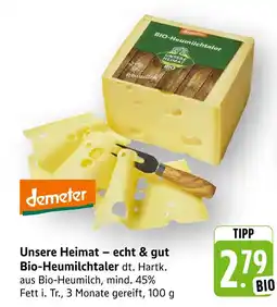 E-Center Demeter bio-heumilchtaler Angebot