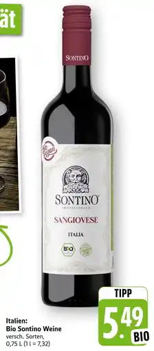 E-Center Sontino bio sontino weine Angebot