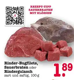 E-Center Rinder-bugfilets Angebot