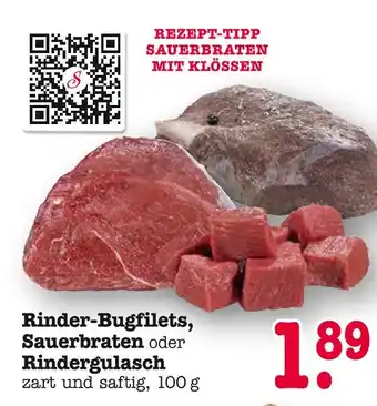 E-Center Rinder-bugfilets Angebot