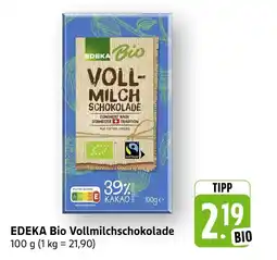 E-Center Edeka bio vollmilchschokolade Angebot