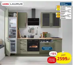 ROLLER Nobilia küchenblock Angebot