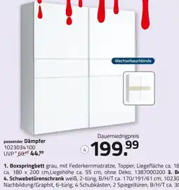 ROLLER Schwebetürenschrank Angebot