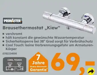 Globus Baumarkt Primaster brausethermostat „kiew“ Angebot