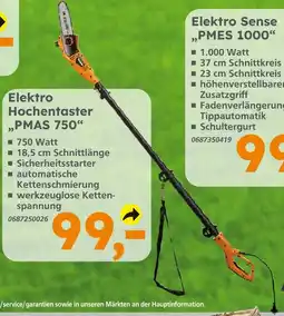 Globus Baumarkt Elektro hochentaster pmas 750 Angebot