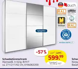 ROLLER Rauch schwebetürenschrank Angebot