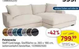 ROLLER Polsterecke Angebot