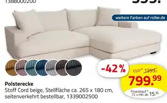 ROLLER Polsterecke Angebot