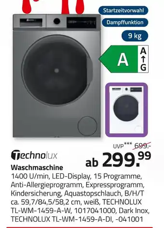 ROLLER Technolux waschmaschine Angebot
