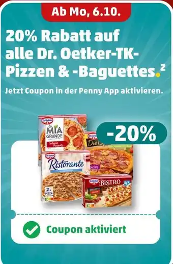 PENNY Dr. oetker 20% rabatt Angebot