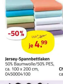 ROLLER Jersey-spannbettlaken Angebot