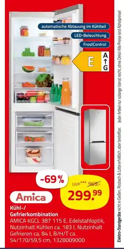 ROLLER Kühl-/ gefrierkombination Angebot