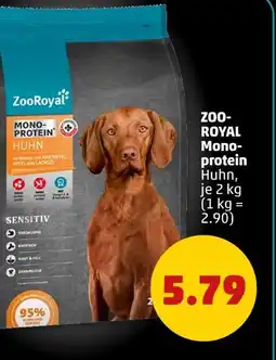 PENNY Zooroyal monoprotein huhn Angebot