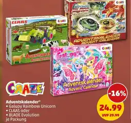 PENNY Craze galupy rainbow unicorn adventskalender Angebot