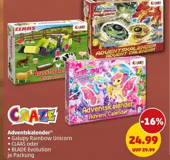 PENNY Craze galupy rainbow unicorn adventskalender Angebot