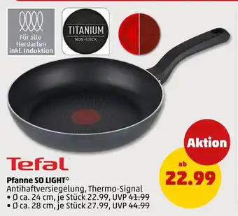 PENNY Tefal pfanne so light Angebot