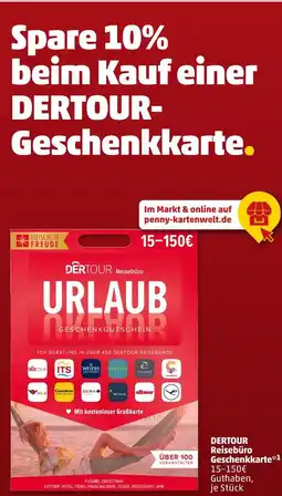 PENNY Dertour reisebüro geschenkkarte Angebot