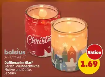 PENNY Bolsius aromatic duftkerze im glas Angebot
