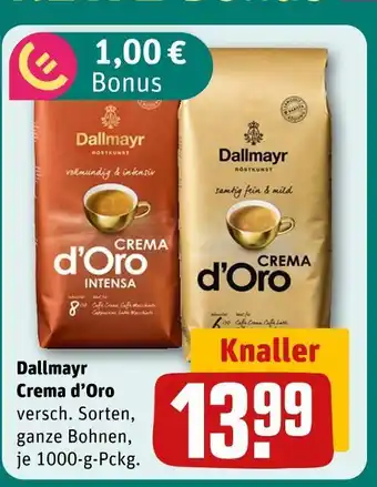 REWE Dallmayr crema d’oro intensa Angebot