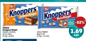 PENNY Storck knoppers nussriegel Angebot