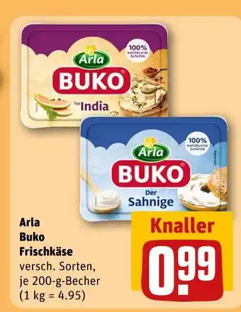 REWE Arla buko typ india Angebot