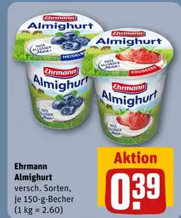 REWE Ehrmann almighurt heidelbeere Angebot
