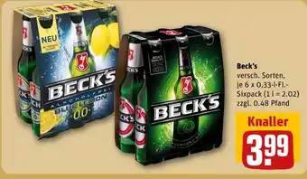 REWE Beck’s Angebot