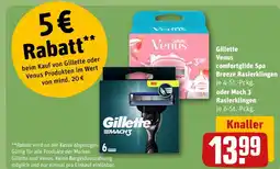 REWE Gillette venus comfortglide spa breeze rasierklingen Angebot