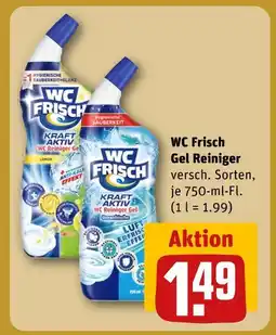 REWE Wc frisch kraft aktiv wc reiniger gel lemon Angebot