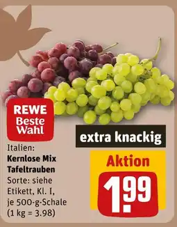 REWE Rewe beste wahl kernlose mix tafeltrauben Angebot