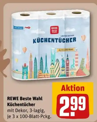 REWE Rewe beste wahl küchentücher Angebot