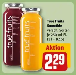 REWE True fruits smoothie Angebot