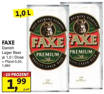 Lösch Depot FAXE Danish Lager Beer Angebot