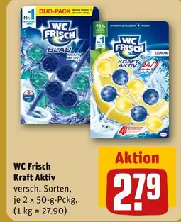 REWE Wc frisch kraft aktiv blau Angebot