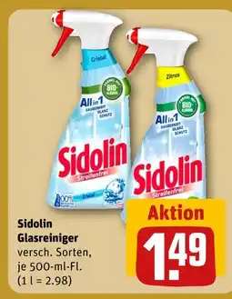 REWE Sidolin glasreiniger cristal Angebot