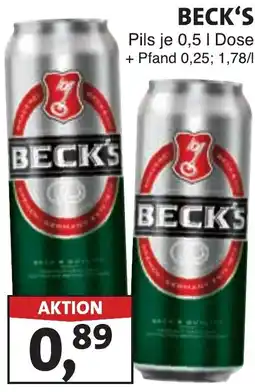 Lösch Depot BECK'S Pils Angebot