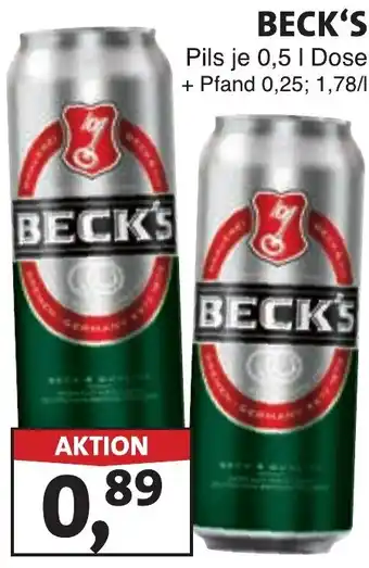 Lösch Depot BECK'S Pils Angebot