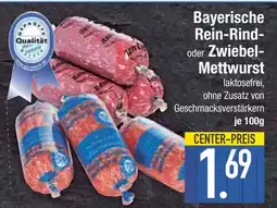 Edeka Bayerische rein-rind-mettwurst Angebot