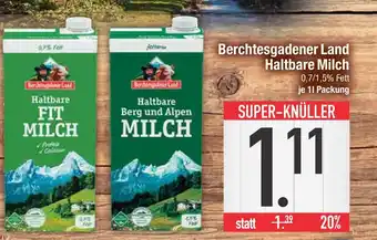 Edeka Berchtesgadener land haltbare fit milch Angebot