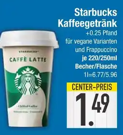 Edeka Starbucks kaffegetränk vegane varianten Angebot