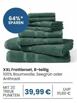 Edeka Xxl frottierset, 8-teilig, seegrün Angebot