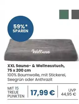 Edeka Xxl sauna- & wellnesstuch Angebot