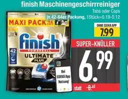 Edeka Finish maschinengeschirrreiniger tabs oder caps Angebot