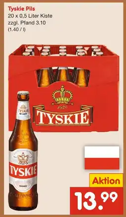 Netto Marken-Discount Tyskie pils Angebot