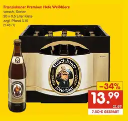 Netto Marken-Discount Franziskaner premium hefe weißbiere Angebot