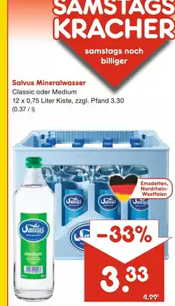 Netto Marken-Discount Salvus mineralwasser Angebot