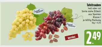 Edeka Sanlucar tafeltrauben hell Angebot