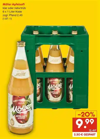 Netto Marken-Discount Möller apfelsaft Angebot